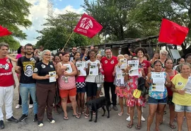 Lenilda Luna inicia campanha ao governo de Alagoas com ato ao lado do MLB