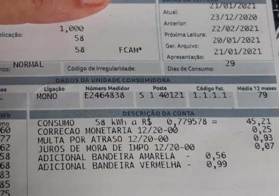 Alagoano pagará mais barato na conta de energia elétrica