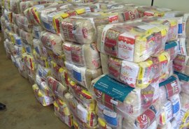 Estado de Alagoas recebe doações que ultrapassam 60 toneladas em cestas básicas