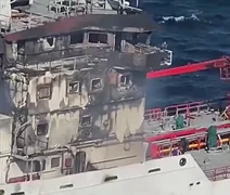 Incêndios em navios no Mar Negro deixam sete tripulantes desaparecidos