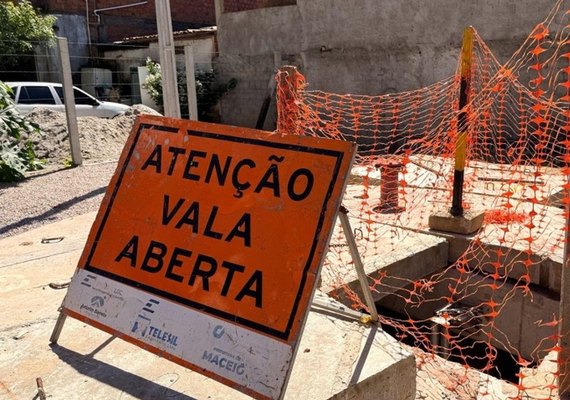 Obras de saneamento no Litoral Norte de Maceió chegam a 94%