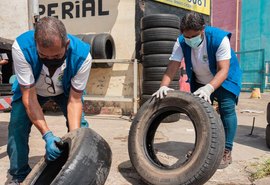 Saúde inicia Mutirão de Coleta de Pneus em borracharias nesta quinta-feira (5)