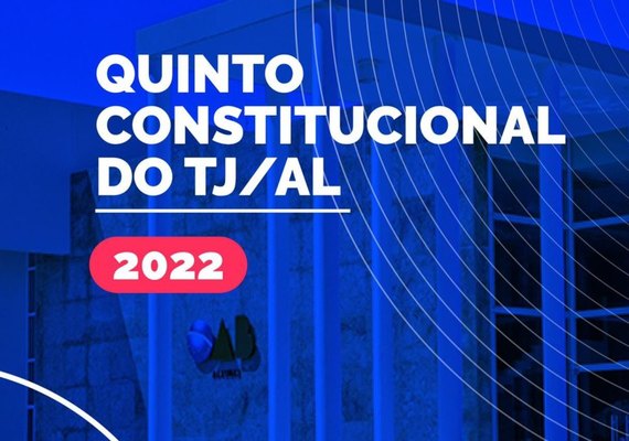 OAB/AL publica lista de inscritos na eleição do Quinto Constitucional e abre prazo para impugnação