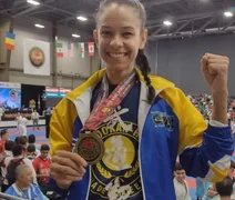 Atleta alagoana conquista o título mundial de karatê no México