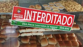 Vigilância interdita panificação e apreende uma tonelada de alimentos