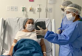 Visita Virtual no Hospital da Mulher emociona pacientes com Covid-19