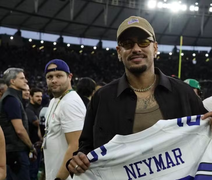 Neymar declara torcida pelo Flamengo durante jogo da NFL no Rio