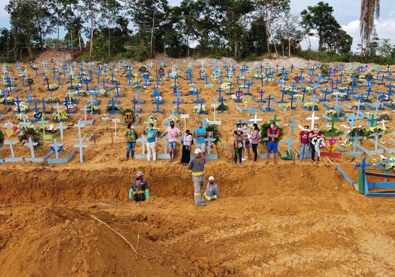 Maior causa de morte passa a ser pela Covid no estado de AL