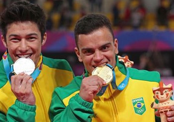 Ginástica artística tem dobradinha no Pan-Amaericano