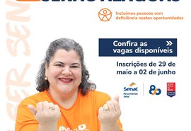 Senac Alagoas abre processo seletivo para cargos em Maceió e Arapiraca