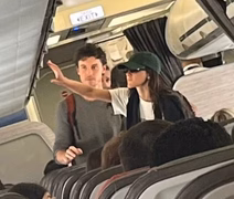 Bruna Marquezine e Shawn Mendes embarcam juntos para São Paulo após jantar no Rio