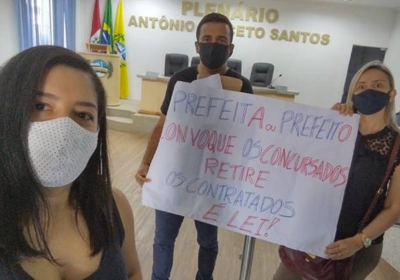 Professores do Pilar cobram a convocação de aprovados em concurso de 2019