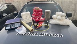 Homem é preso suspeito de tráfico de drogas; 23kg de entorpecentes foram encontrados