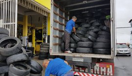 Semarh realiza campanha de recolhimento de pneus entre os dias 01 e 15 de junho em AL