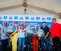 Agricultura distribui 20 mil alevinos no Dia D do Programa Alagoas Sem Fome