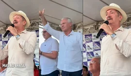 Presidenciável reaparece no cenário político de AL e elogia Renan