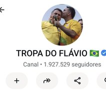 Canal 'Tropa do Flávio' publica mais de duas mensagens enganosas por dia