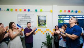 Em Maceió, governador inaugura ginásio em escola no Feitosa e beneficia 700 estudantes