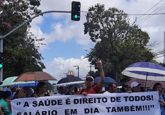 Funcionários do Hospital Veredas continuam greve por salários atrasados﻿