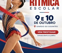 Campeonato Escolar de Ginástica Rítmica movimenta o Gigantão nesta sexta e sábado