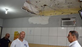 Sindipol denuncia desabamento do teto da Delegacia de Mulheres