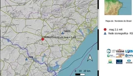 Laboratório Sismológico confirma abalo de magnitude 2,1 em Arapiraca