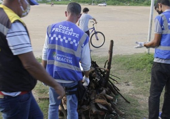 Fiscalização apreende lenha e fogos durante o São João