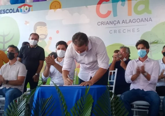 Governo assina ordem de serviço para a construção de creches do Programa CRIA