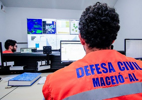 Defesa Civil: Chuva intensa pode provocar alagamento em Maceió