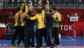 Brasil vence China e conquista ouro inédito no goalball em Tóquio