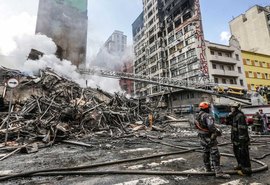 Bombeiros encontram 2º corpo nos escombros do prédio que desabou em SP