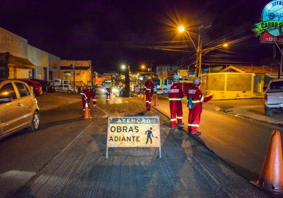 Prefeitura de Maceió vai recuperar asfalto de avenida no Feitosa