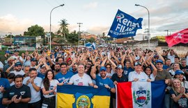 'Renan Filho é testado e aprovado', diz prefeito de Viçosa, diante de multidão
