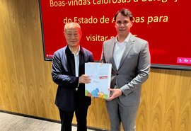 Na China, prefeito Cacau debate expansão de empresa fabricante de cabos em Marechal Deodoro