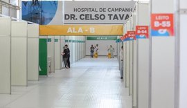 Apenas 14% dos leitos Hospital de Campanha de Maceió estão ocupados