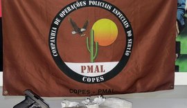 Operações da PM resultam na apreensão de drogas e armas no Sertão de Alagoas