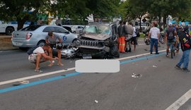 Motorista invade contramão na Av. Fernandes Lima e uma pessoa morre