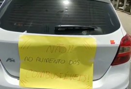 Motoristas de aplicativo protestam contra aumento de combustível em Arapiraca