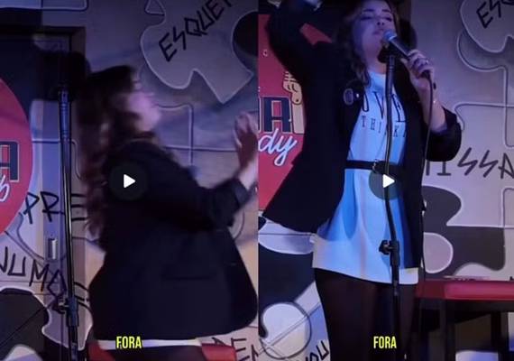 Suspeita de agredir comediante em Florianópolis é indiciada pela polícia