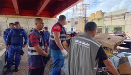 Estruturas irregulares são removidas novamente no Viaduto do Bonfim