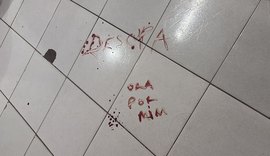 Igreja é furtada 2 vezes e suspeito deixa recado com sangue em Maceió