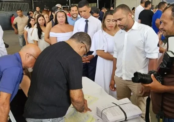 Casamento Coletivo formaliza mais de 800 uniões em Alagoas em 2025; veja como participar