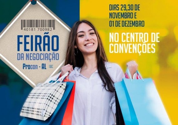 Procon Alagoas realiza feirão de negociação de dívidas a partir do dia 29