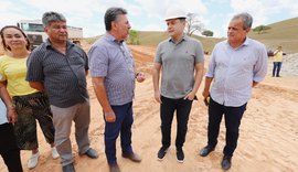 Obras de pavimentação avançam nos municípios de Pindoba e Belo Monte