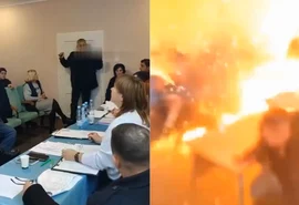 VEJA: Deputado ucraniano explode granadas na prefeitura e deixa 1 morto e mais de 20 feridos
