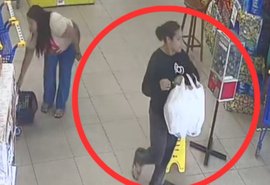 Polícia divulga imagens de suspeitas de furto em Arapiraca