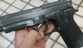 Homem é preso com pistola após atirar em desafeto