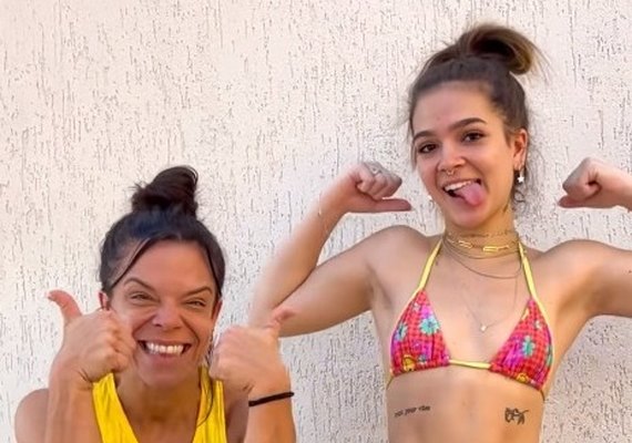 Mel Maia arrasa ao aparecer com look fio-dental nas redes sociais; Veja