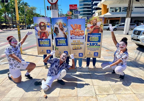 Detran AL lança campanha de conscientização de trânsito “Se tá seguro, tá de boa!”