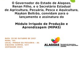 Seagri lança módulo irrigado de produção e aprendizagem (MIPAS)
